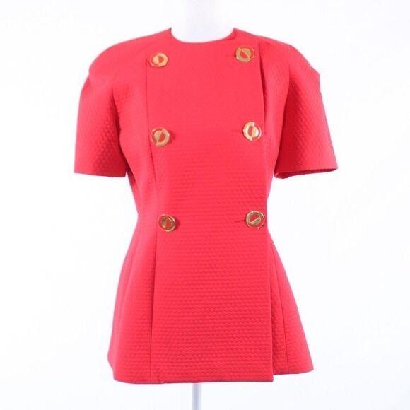 Ilie Wacs light red textured jacket 8 - Picture 1 of 8